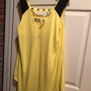 Kardashian Kollection Tops - Yellow sleeveless top! Kardashian Kollection Tops - Yellow sleeveless top!